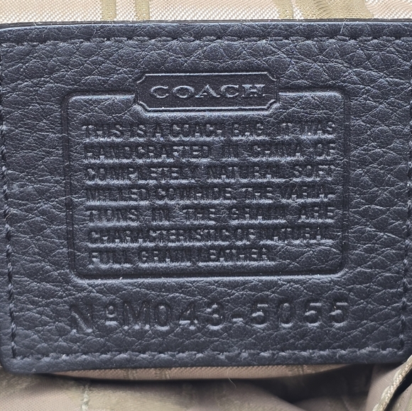 🌻VINTAGE!🌻Coach Y2K Hampton Luxury Tassel Satchel + Shoulder Chain Strap,Black - Picture 10 of 16